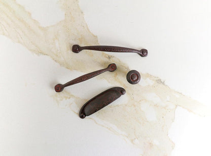 P2996-RI Refined Rustic Collection Pull, 192Mm (7-9/16") Center to Center, Rustic Iron Finish